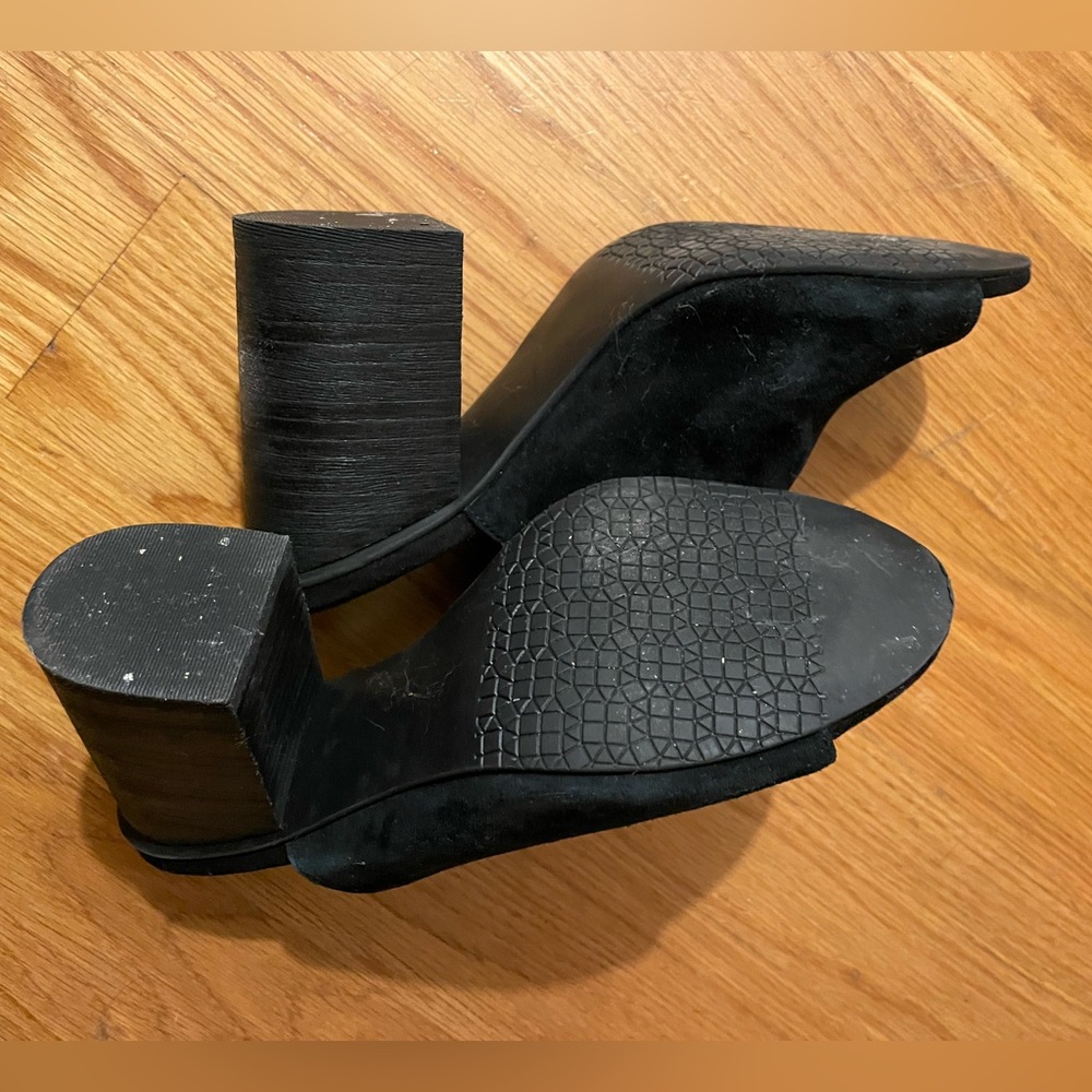 BP. Tale 2 Mule Sandal, Black Suede - Picture 5 of 5